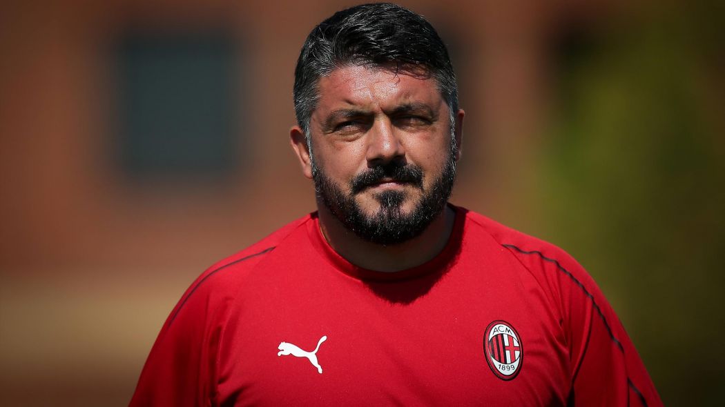 Milan, Gattuso: “Obiettivo quarto posto. Solo con Higuain non vinciamo nulla”