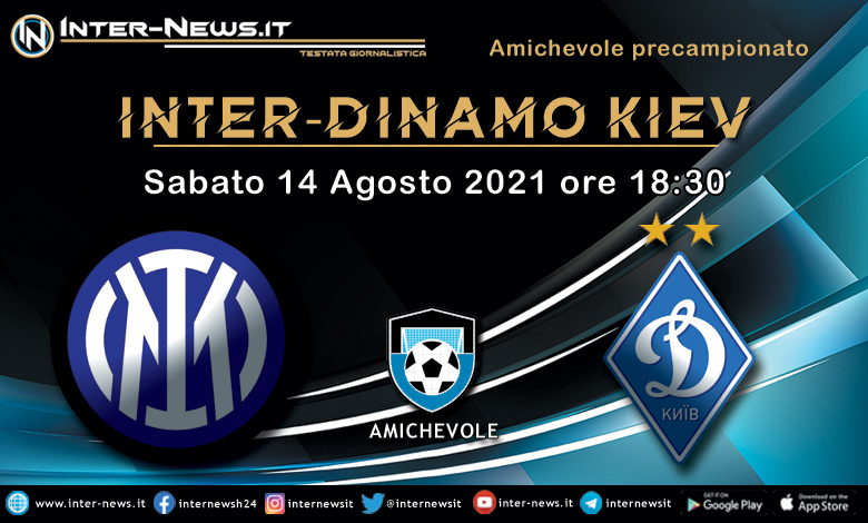 Streaming Gratis Inter Dinamo Kiev dove vedere Diretta Live TV Sky o Dzan (Ore 18 :30 – Amichevole)
